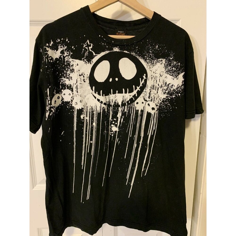 Vtg Tim Burton's The Night Before Christmas Men's L‎ T-Shirt Touchstone  *RARE*